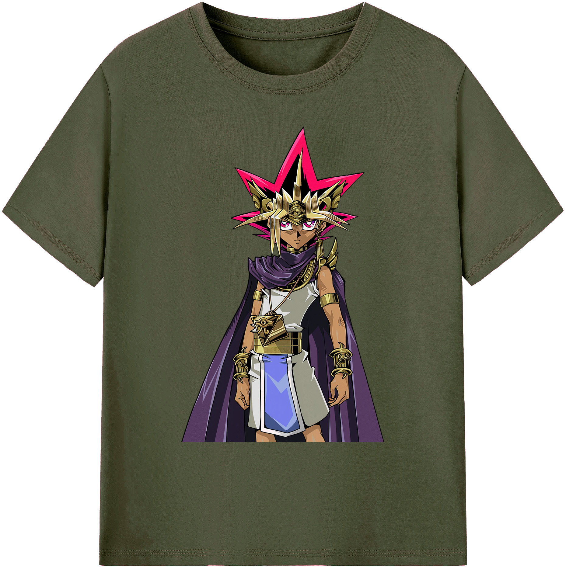（画像用） 遊☆戯☆王 Yu-Gi-Oh! 綿100％ メンズ半袖Tシャツ｜肌触りやわらか＆通気性